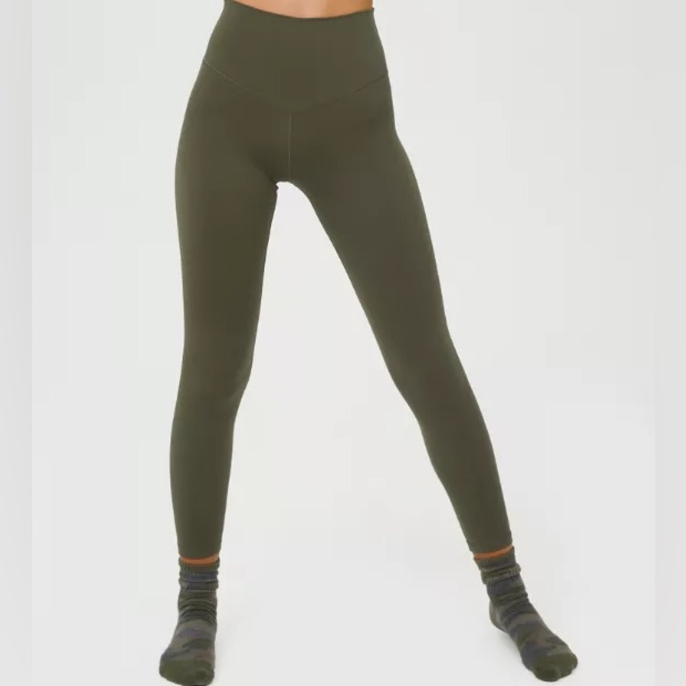 Aerie Offline Real Me Leggings- Olive Daze